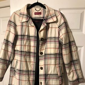 Merona Plaid Trench Coat